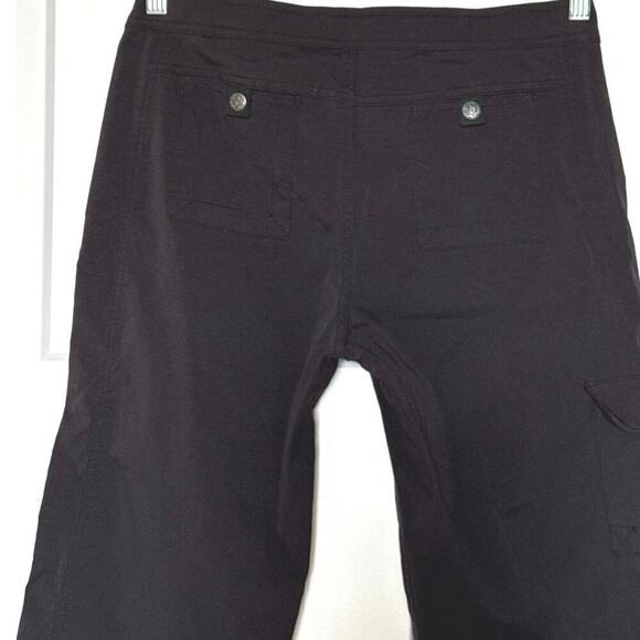 Prana Women’s Black Cargo Pants Size  M Hiking Outdoors Casual - Picture 6 of 9
